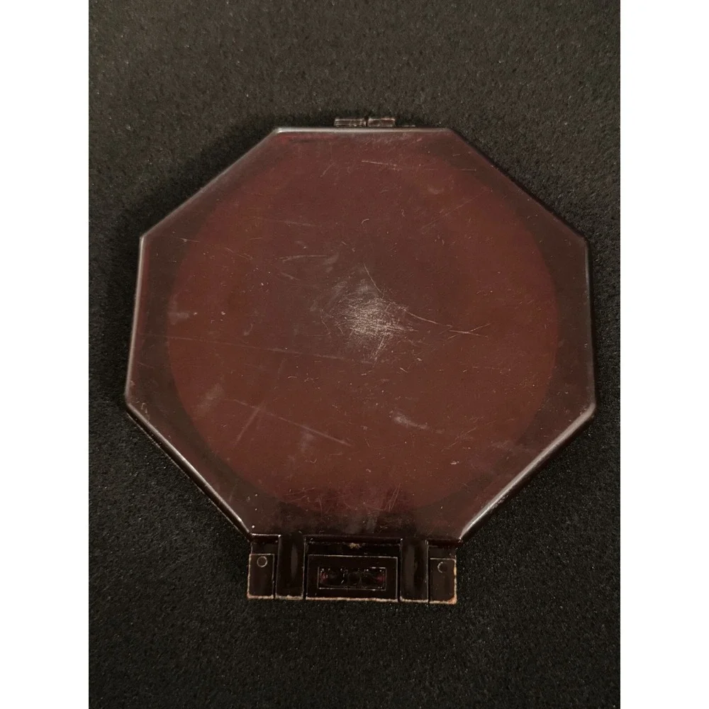 Vintage Folding Mirror Plastic for Vanity Travel Original 1960s